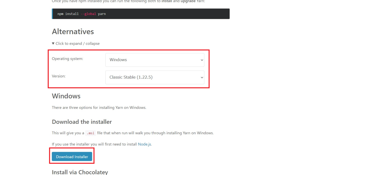 Yarnをインストールするやり方を解説します（Windowsの場合） たいらのエンジニアノート
