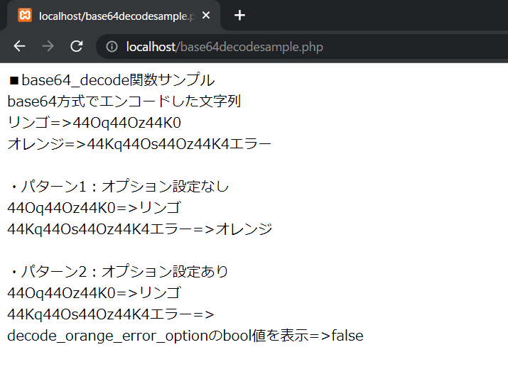 PHPのbase64_decode関数を解説