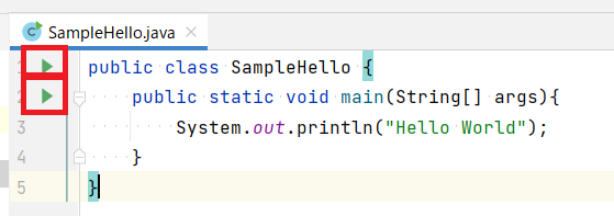 IntelliJ IDEAで引数なしでJavaアプリケーションを実行を解説