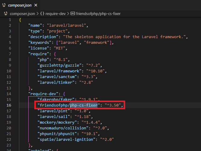 Laravelのphp cs fixerのバージョンを確認するやり方を解説