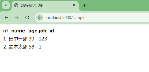 LaravelのXAMPPのphpMyAdminのMySQLとデータベース接続するやり方について解説