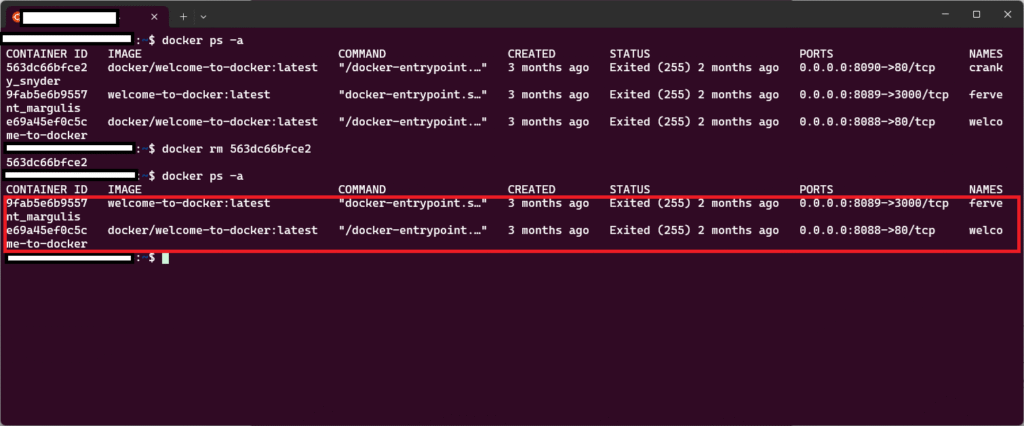 Dockerのコンテナを削除できるdocker rmコマンドを解説
