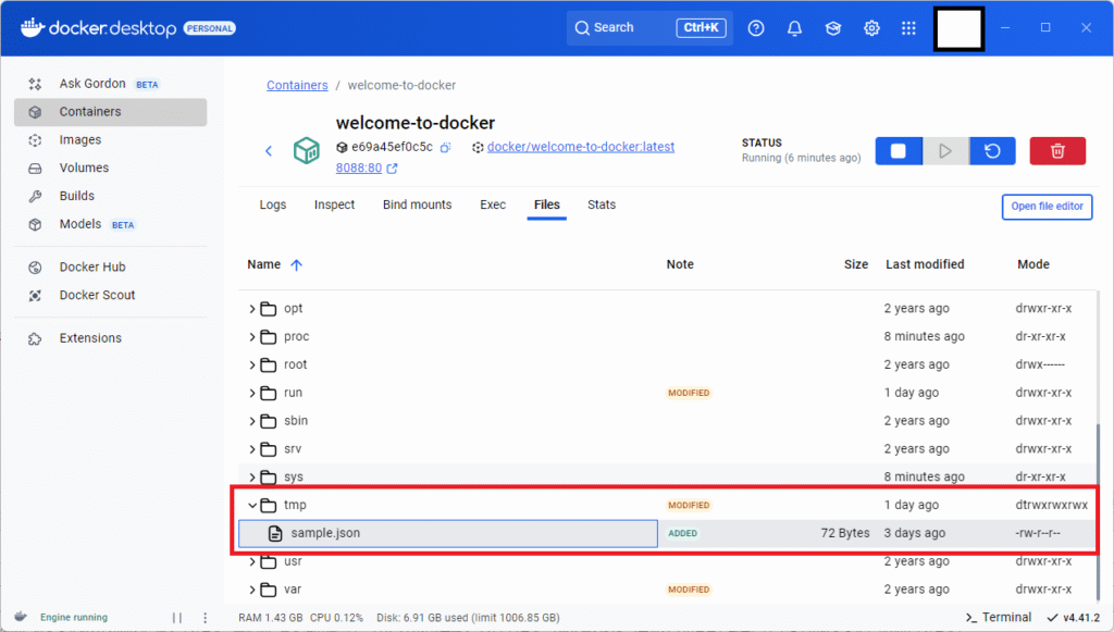 Dockerのローカル⇔コンテナでファイルのコピーができるdocker cpコマンドを解説