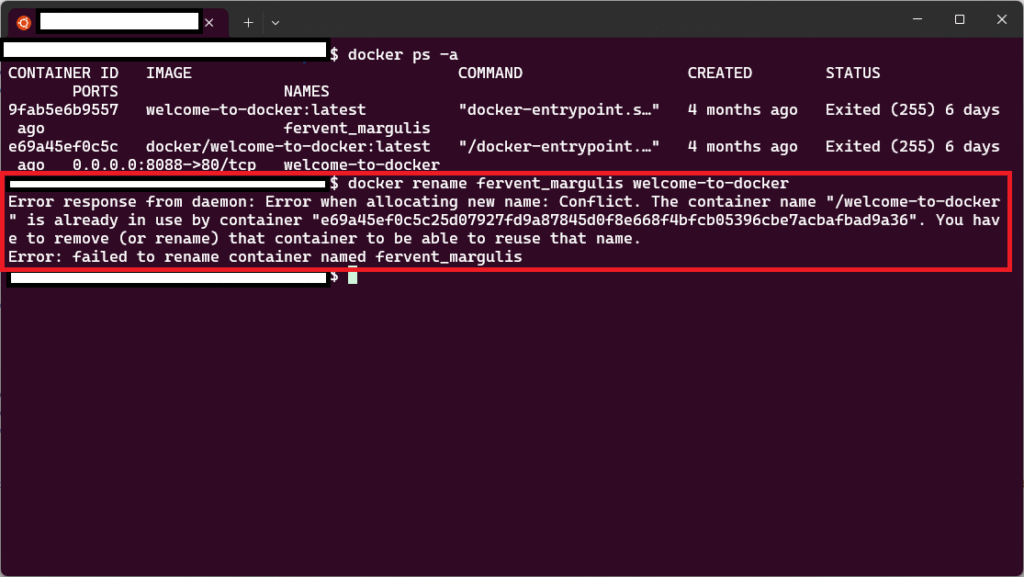 Dockerのコンテナ名を変更できるdocker renameコマンドを解説