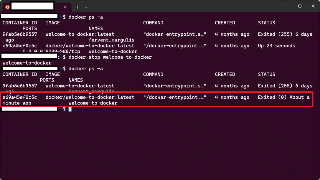 Dockerのコンテナを停止できるdocker stopコマンドを解説