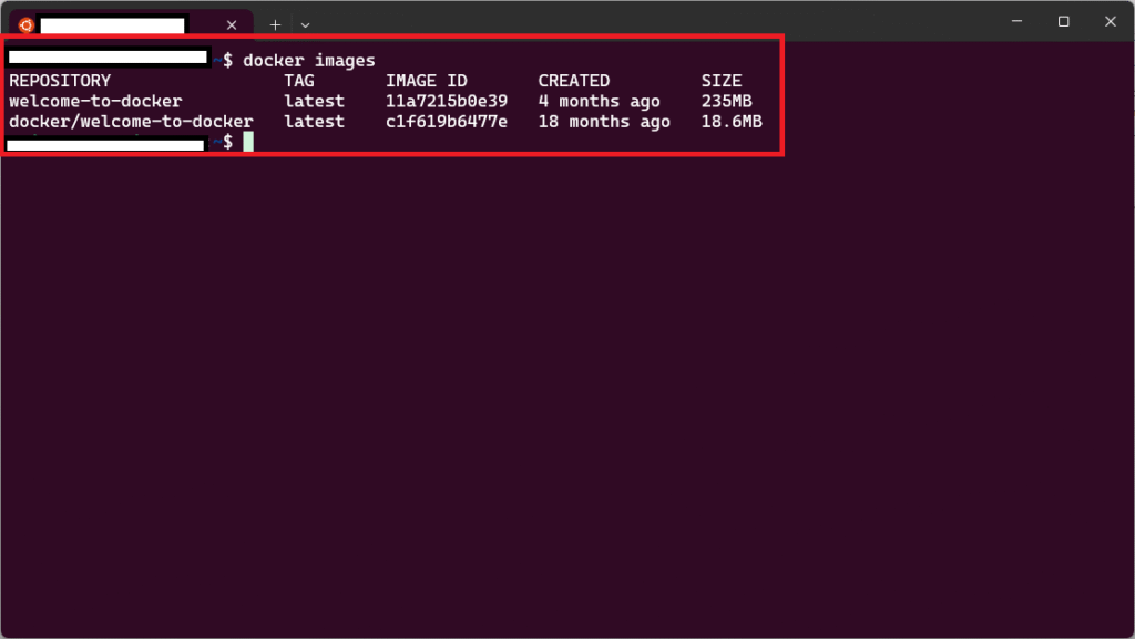 Dockerのdocker imagesコマンドのformatオプションの使い方をまとめてみた