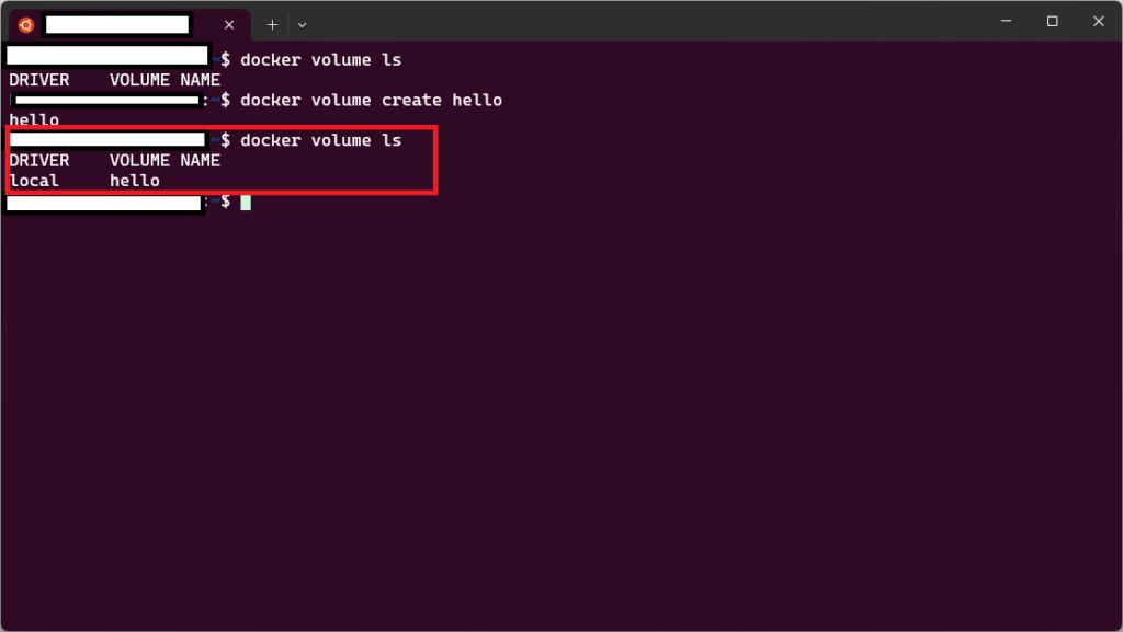 Dockerのボリュームを新規作成できるdocker volume createコマンドを解説