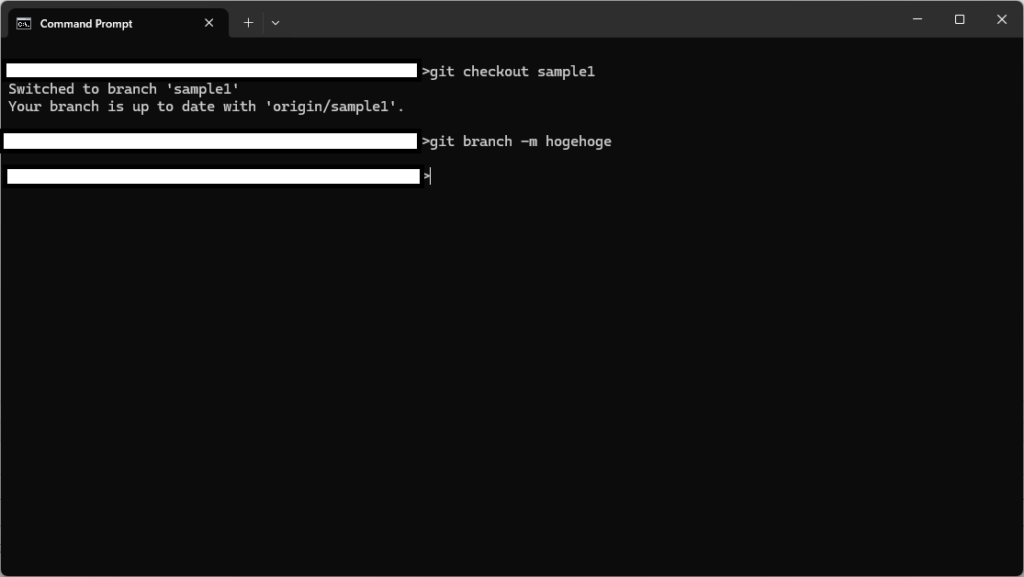 Gitでローカルブランチの名前を変更するやり方を解説